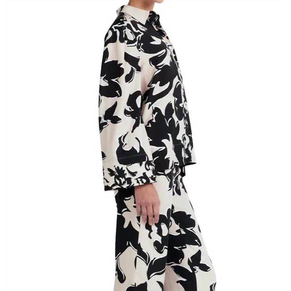 NEW DEREK LAM 10 CROSBY lacey button down shirt in safari multi - Picture 2 of 3